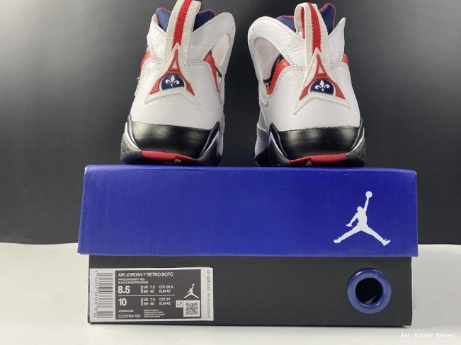 1st Kicks Shoes Jordan Air 7 PSG CZ0789-105 0716
